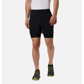 Columbia Titan Ultra II Running, Pantalones Cortos Negros Para Hombre | 985704-YVD